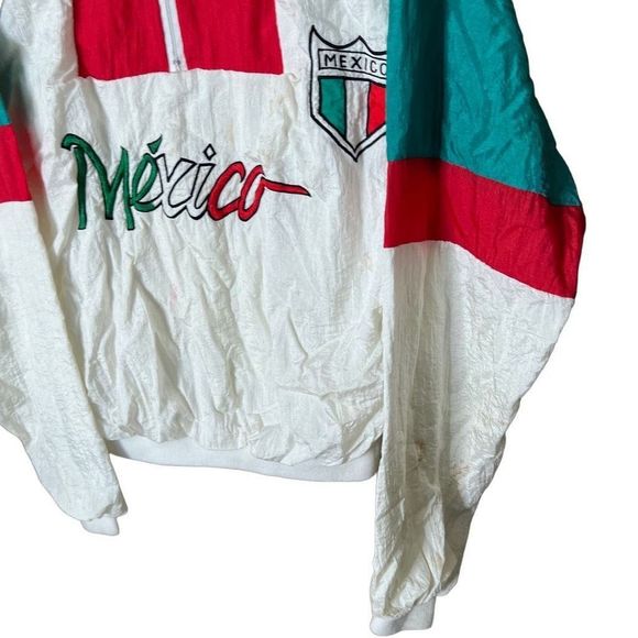 VTG 80s Mexico Windbreaker Large - Picture 2 of 4